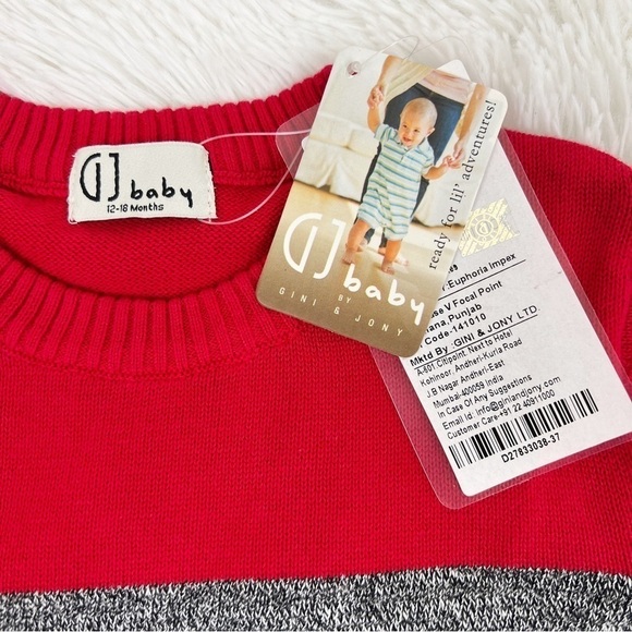 Boys Striped Sweater Size 12-18 months - Picture 2 of 9